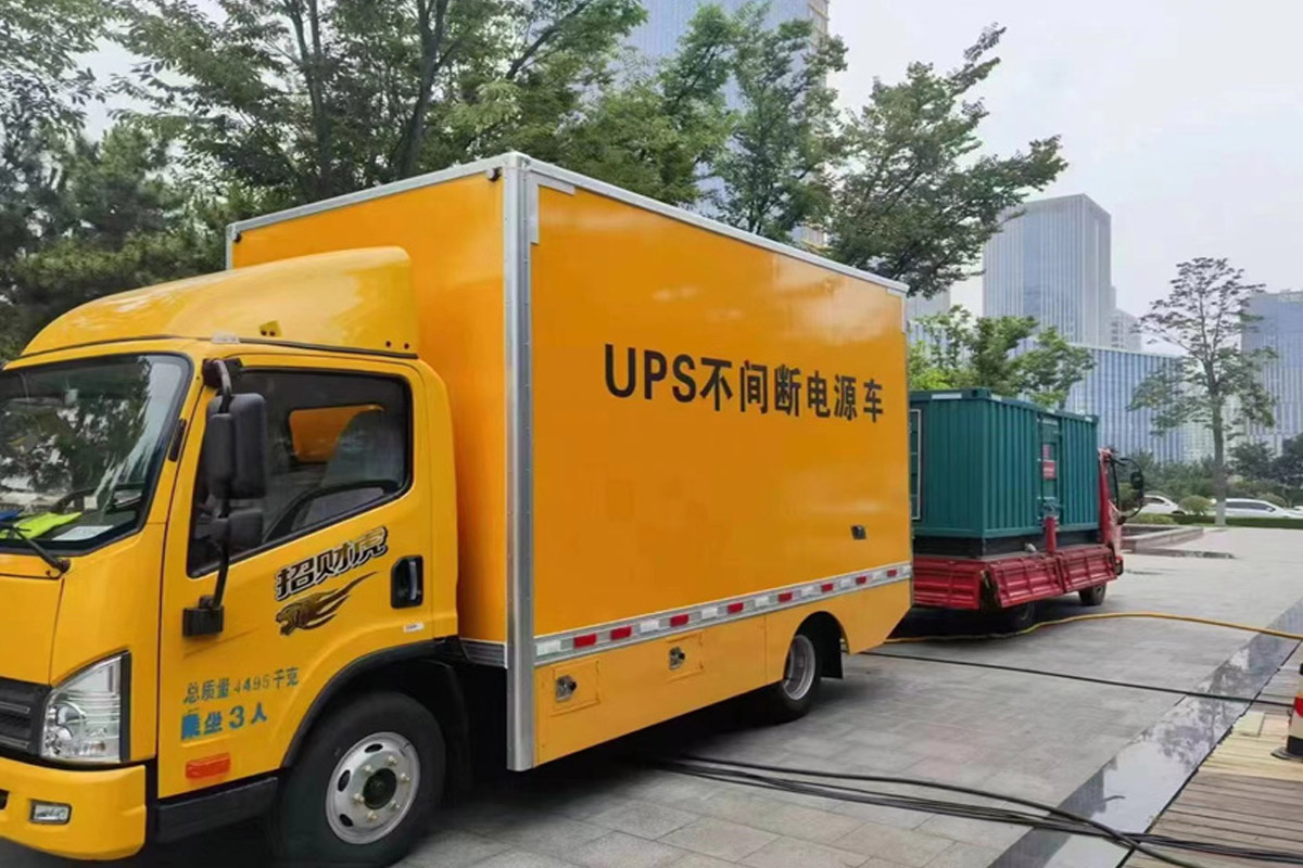 察哈尔右翼后发电机租赁施工现场